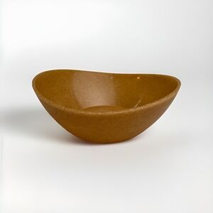 Eco Smart by Architec Confetti Poly-Flax Unique Serving Bowl Tan Made in USA